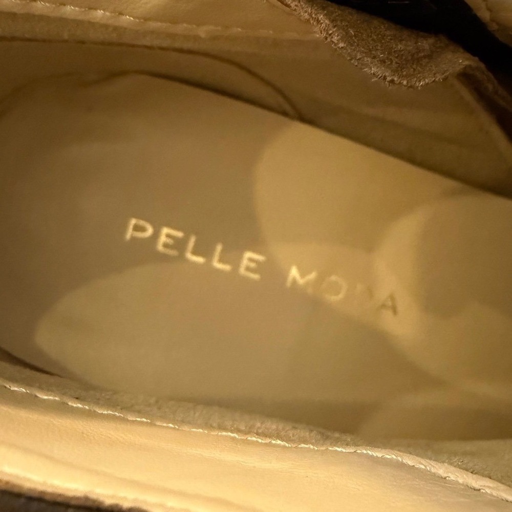 Pelle Moda Womens Brown Suede Pointed Toe Kitten Heel Ankle Booties Size 6M - Picture 11 of 11